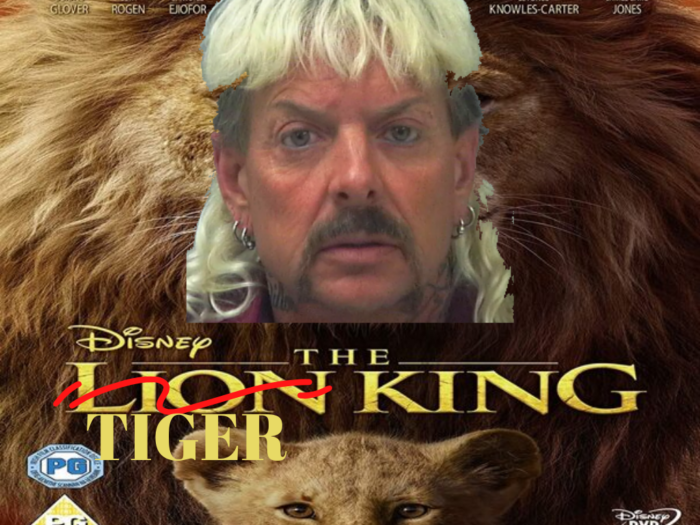Tiger King Lion King parody