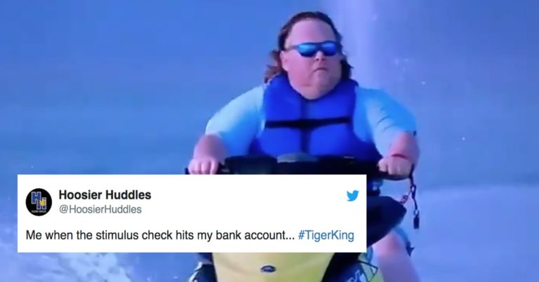 Tiger king jet ski meme