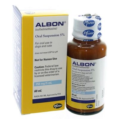 How to calculate liquid albon dosage in cats