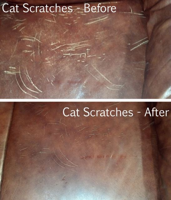 Scuff Marks Out Of Leather, How To Cover Up Scratches On Brown Leather Sofa